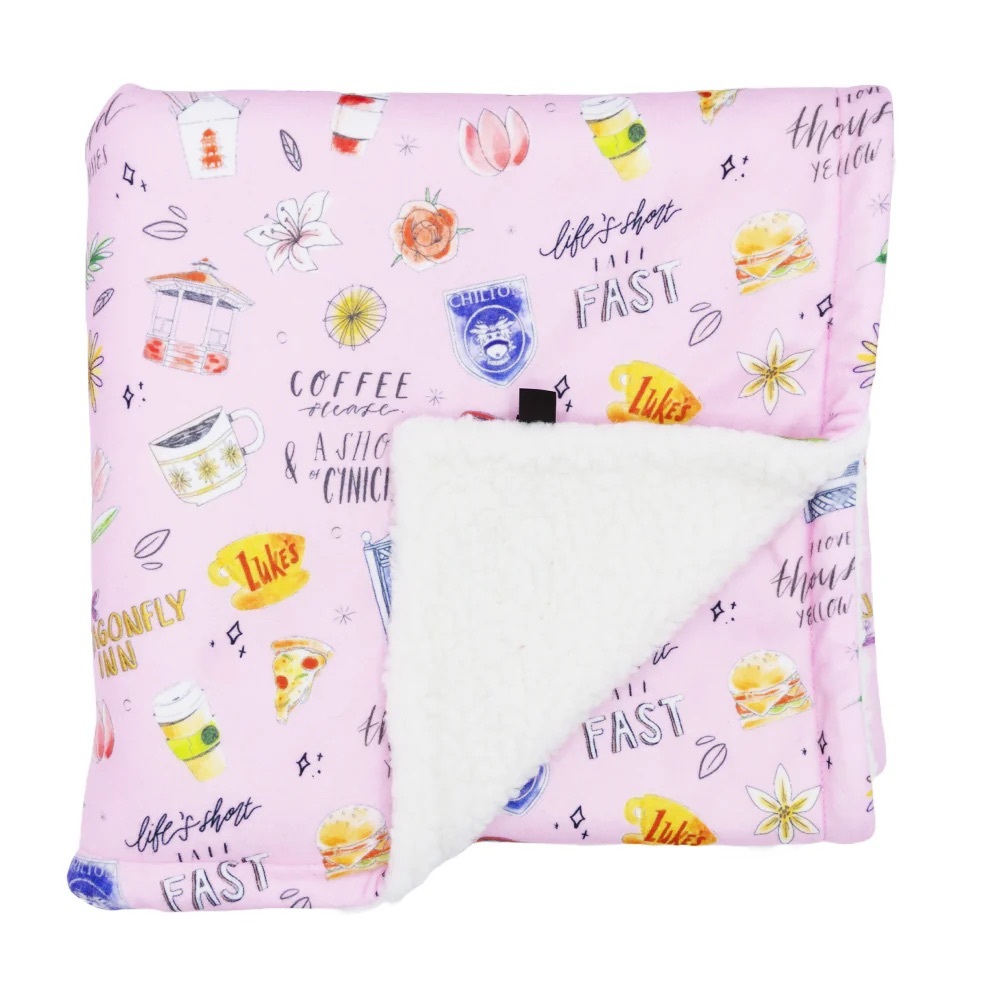 Sassy woof Gilmore girls pet throw